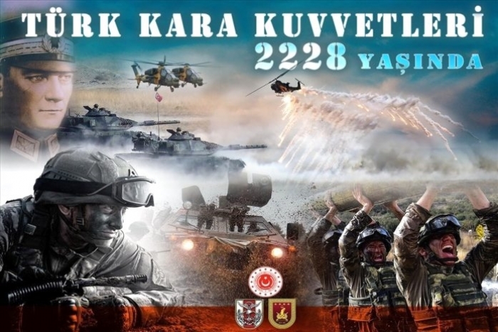 KUMARTAŞLI'DAN TÜRK KARA KUVVETLERİ KOMUTANLIĞININ 2228. YIL DÖNÜMÜ KUTLAMA MESAJI                  