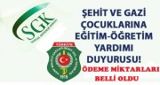 2019-2020 DÖNEMİ ŞEHİT GAZİ ÇOCUKLARI EĞİTM YARDIMI MİKTARLARI BELLİ BELLİ OLDU