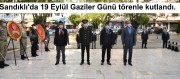 Sandıklı'da 19 Eylül Gaziler Günü törenle kutlandı 19 09 2020