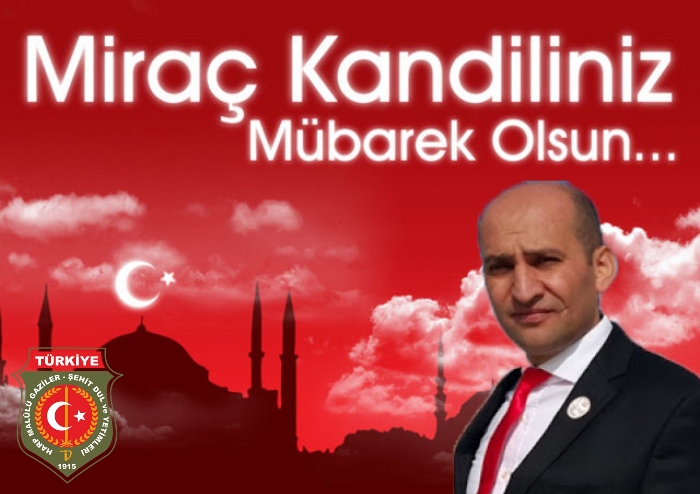 BAŞKAN KUMARTAŞLI: MİRAÇ KANDİLİMİZ KUTLU OLSUN                  