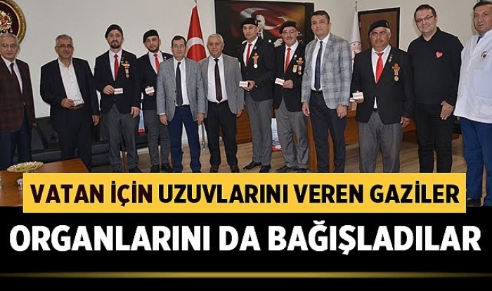 AFYON’DA KUMARTAŞLI VE BERABERİNDEKİ 40 GAZİ ORGAN BAĞIŞINDA BULUNDU                  