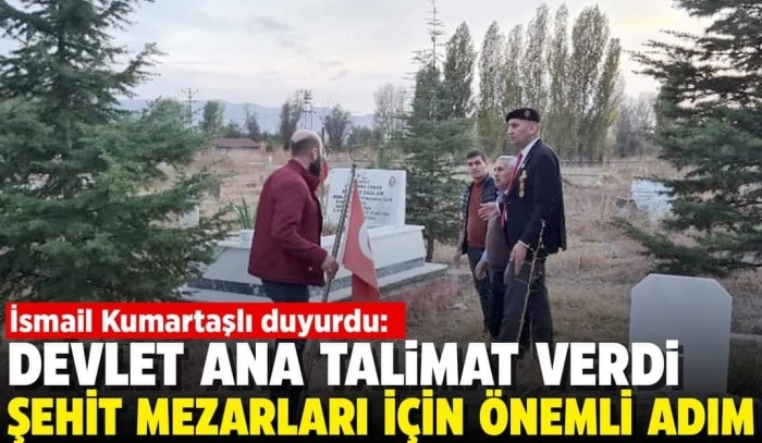 ŞEHİT MEZARLARI İÇİN ÖNEMLİ ADIM