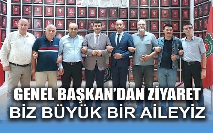 GENEL BAŞKANIMIZ MUSTAFA IŞIK'IN DERNEĞİMİZİ ZİYARETİ