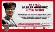 BAŞKAN KUMARTAŞLI: 19 EYLÜL GAZİLER GÜNÜMÜZ KUTLU OLSUN