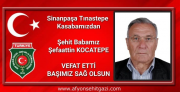 ŞEHİT BABAMIZ ŞEFAATTİN KOCATEPE SON YOLCUĞUNA UĞURLADIK